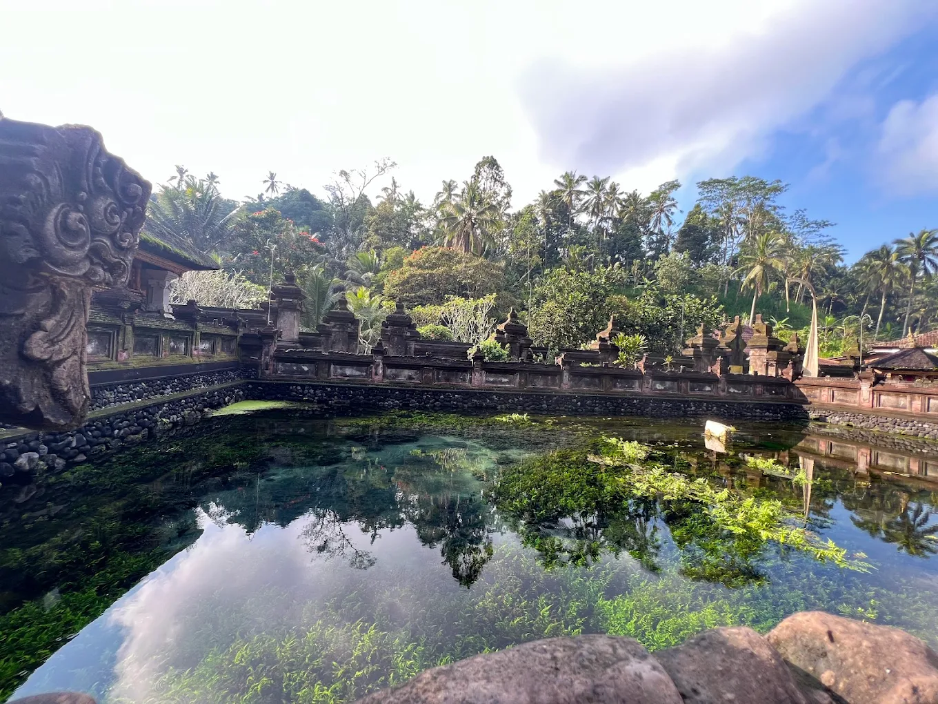 Water at a temple